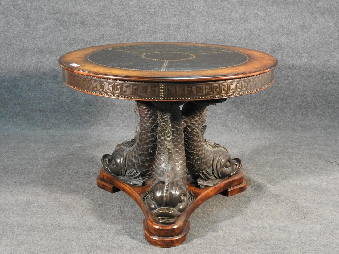 BURL WALNUT FIGURAL CENTER TABLE (1 of 6)