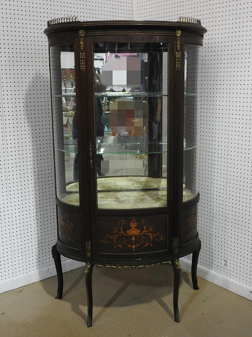 VICTORIAN INLAID VITRINE (1 of 6)