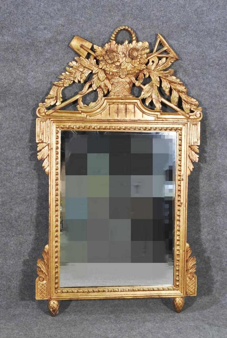 ANTIQUE GILDED MIRROR (1 of 8)