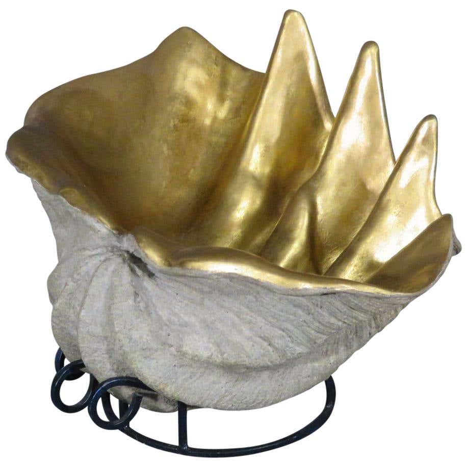 ANTHONY REDMILE STYLE GILDED SHELL BOWL (1 of 7)