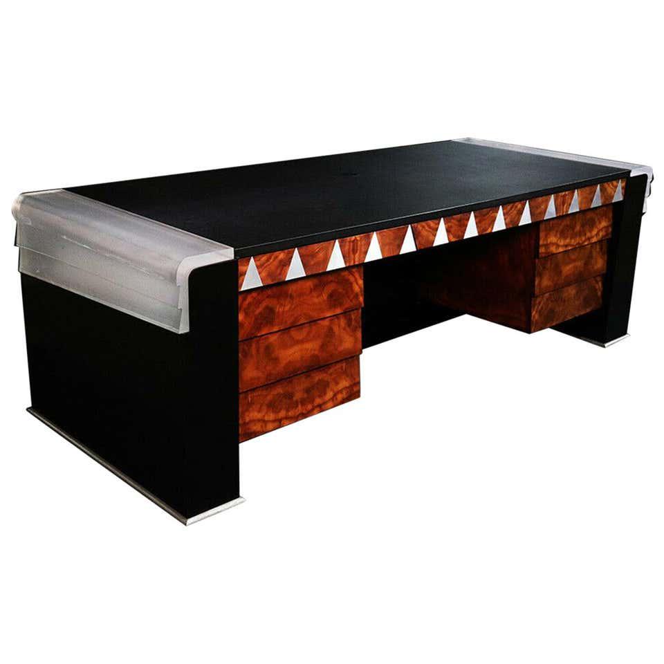 VLADIMIR KAGAN INLAID EXECUTIVE DESK (1 of 8)