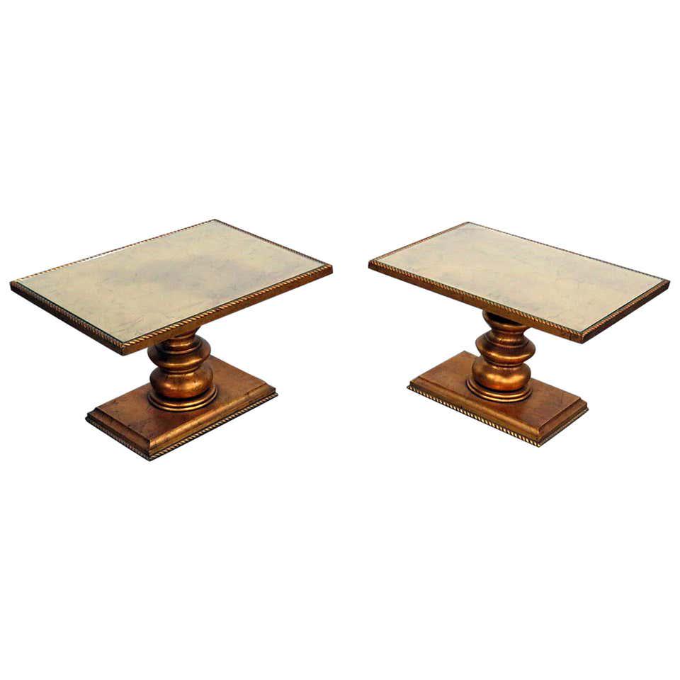 PR HOLLYWOOD REGENCY STYLE END TABLES (1 of 7)