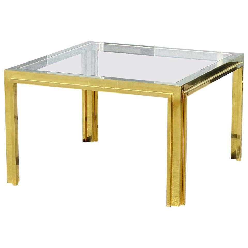 WILLY RIZZO BRASS COFFEE TABLE (1 of 4)