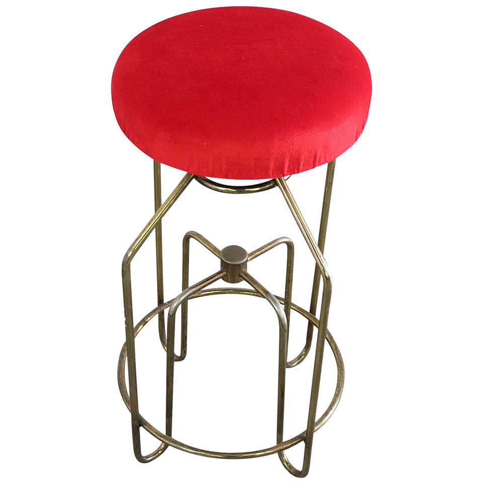 ART DECO BRASS STOOL (1 of 3)