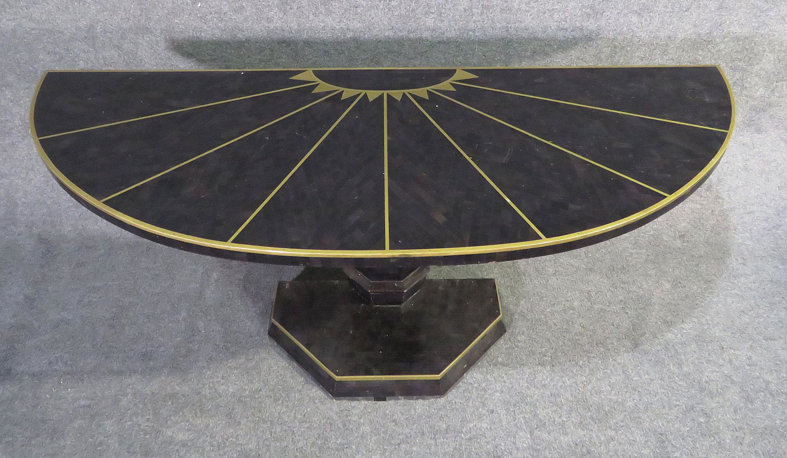 TESSELLATED DEMILUNE CONSOLE (1 of 10)