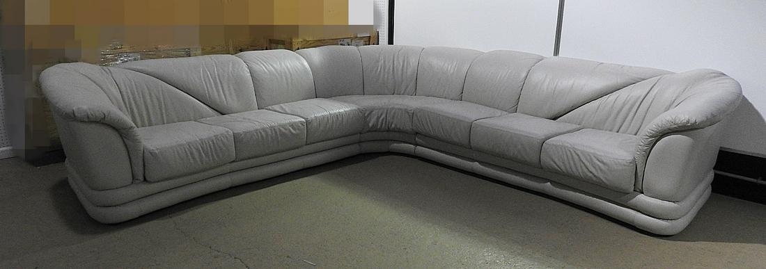 3 PIECE LEATHER SECTIONAL SOFA (1 of 8)