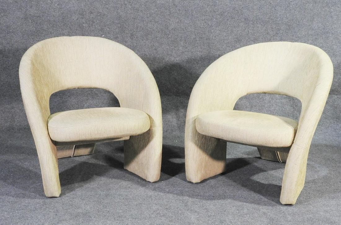 PAIR KAGAN STYLE FREEFORM CHAIRS (1 of 9)
