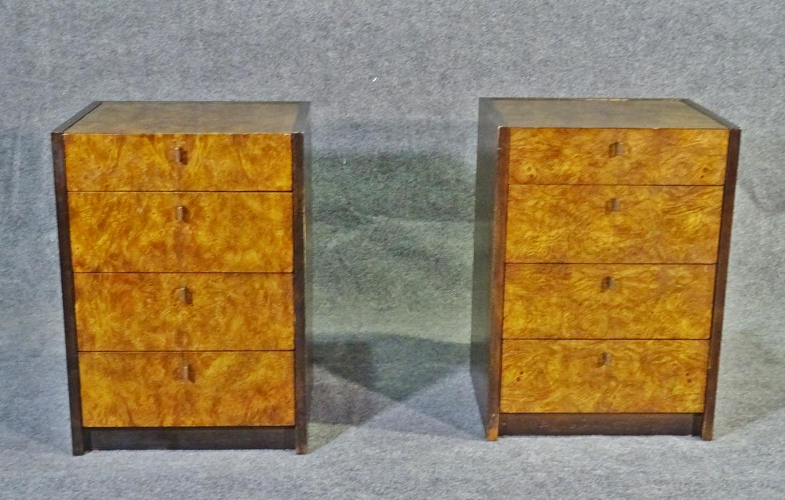 PR MILO BAUGHMAN STYLE BY CENTURY BURL NIGHTSTANDS (1 of 9)