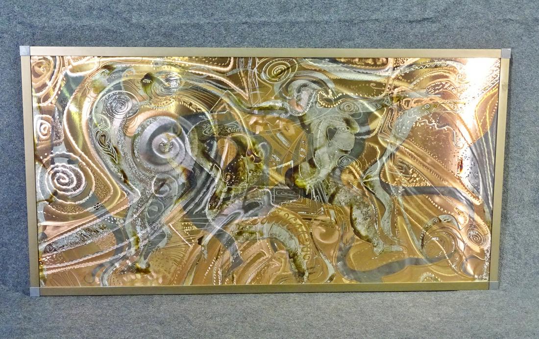 MID CENTURY MODERN METAL ARTWORK (1 of 7)