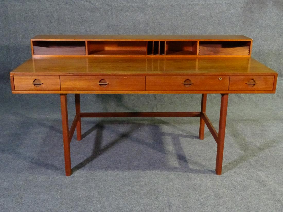 MODERN DANISH TEAK LOVING DESK (1 of 10)