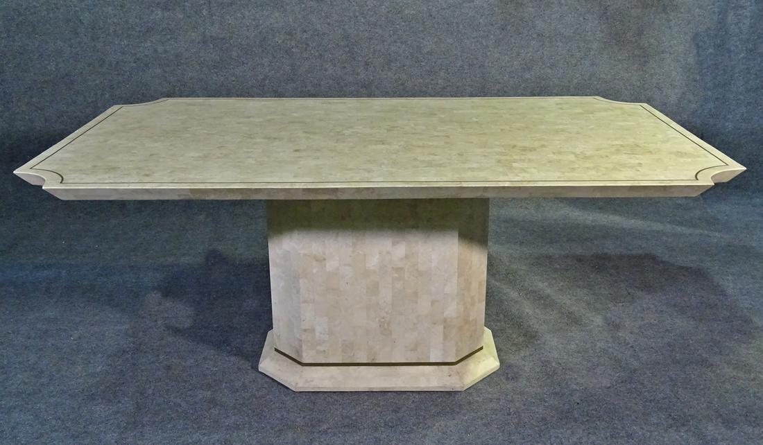 ENRIQUE GARCEL STYLE TESSELATED DINING ROOM TABLE (1 of 12)