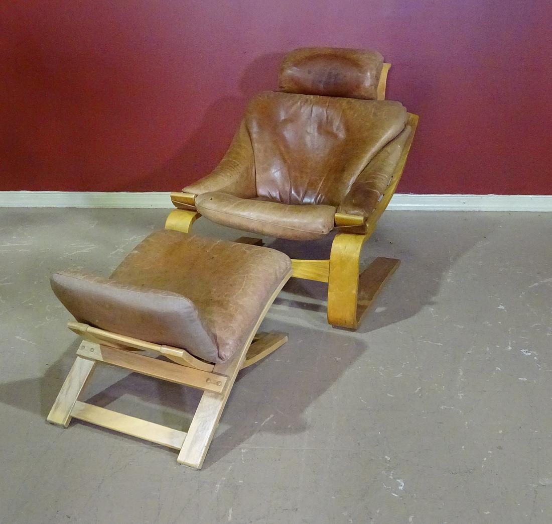 INGMAR RELLING FOR WESTNOFA CHAIR & OTTOMAN (1 of 10)