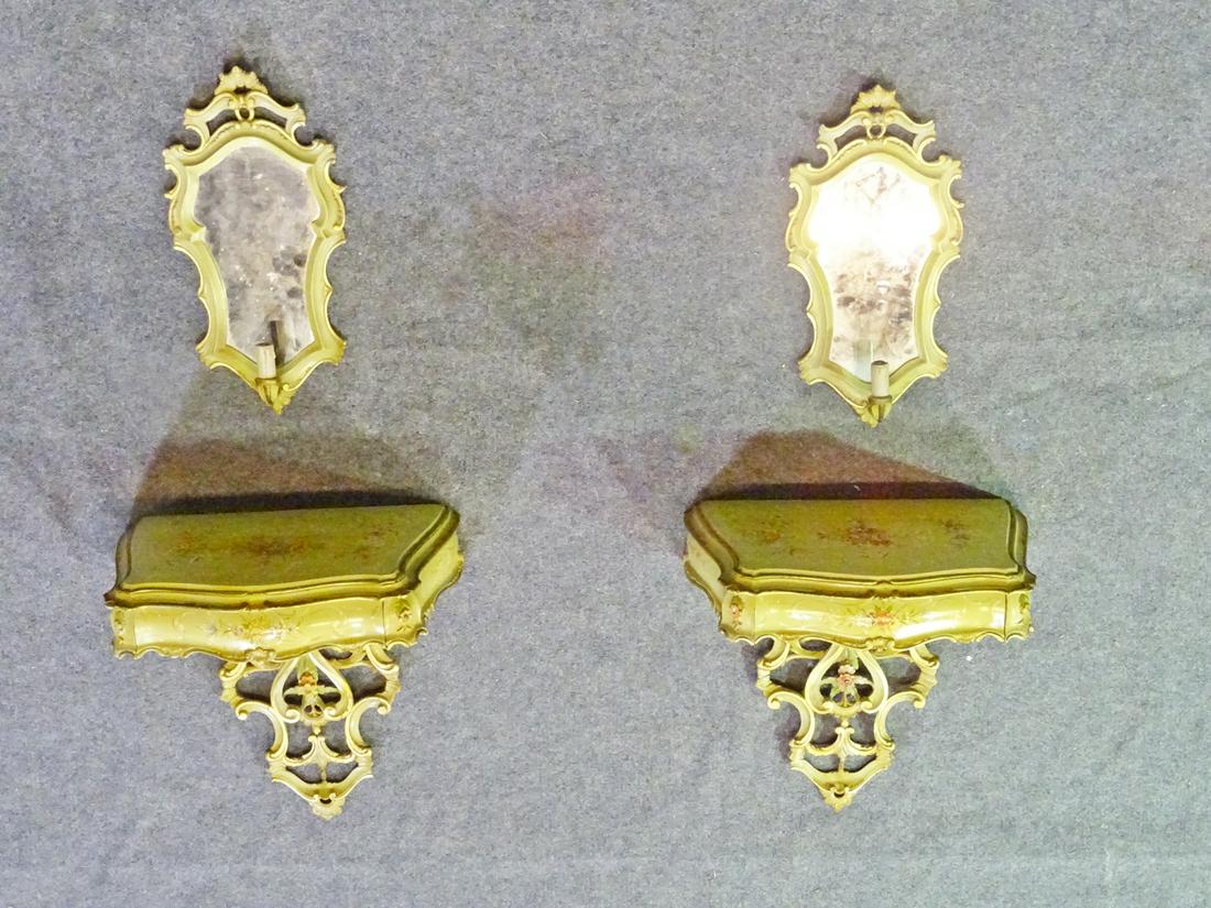 PR VENETIAN STYLE WALL SHELVES & MIRRORS (1 of 12)