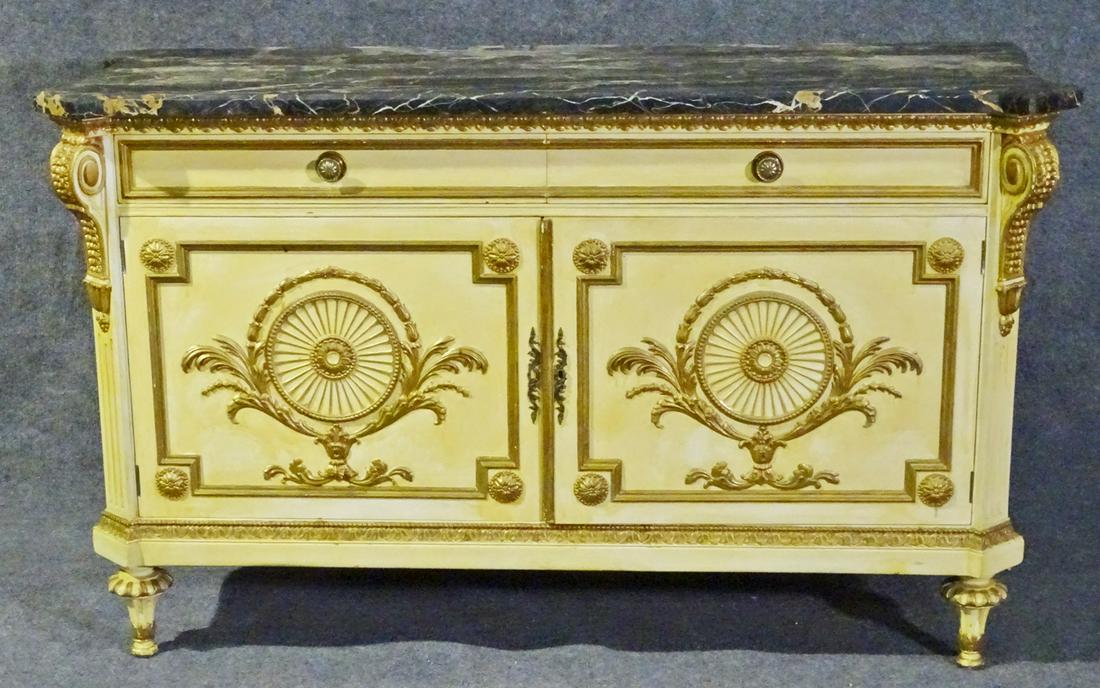 SWEDEISH STYLE MARBLE TOP COMMODE (1 of 11)