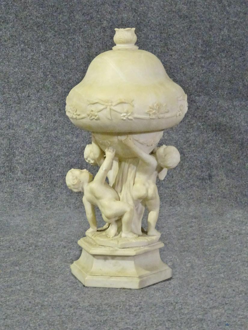 FIGURAL ALABASTER LAMP (1 of 9)