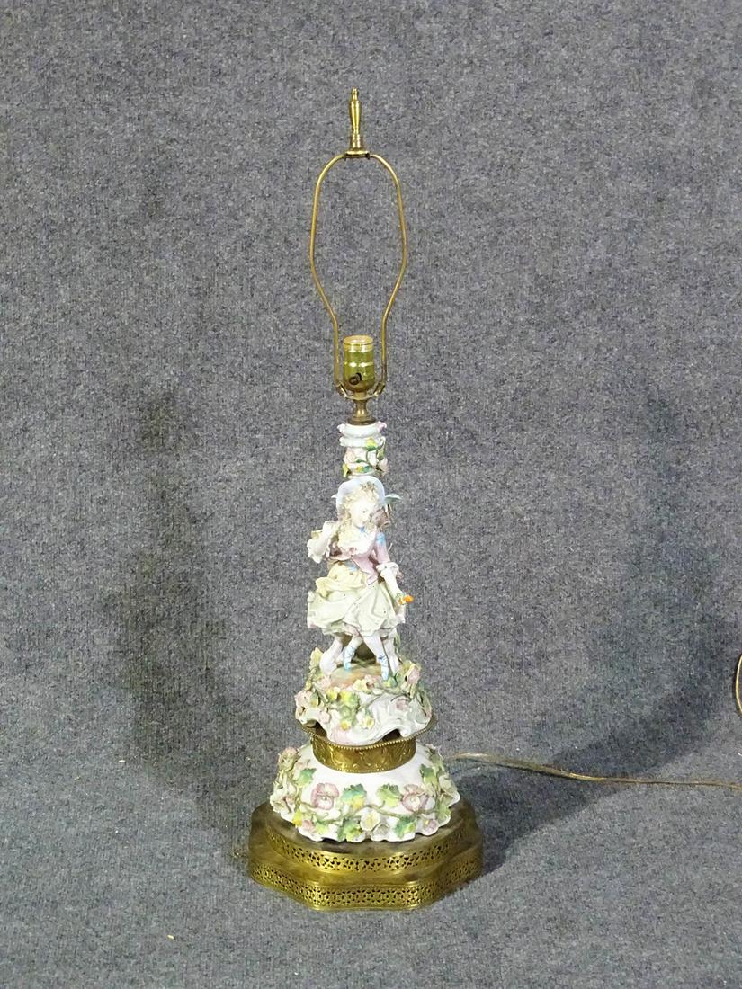 MEISSON STYLE FIGURAL LAMP (1 of 9)