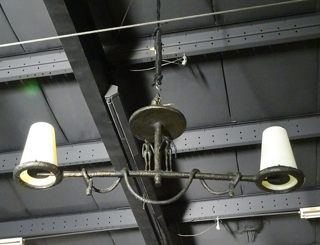 GIACOMETTI STYLE CHANDELIER (1 of 7)