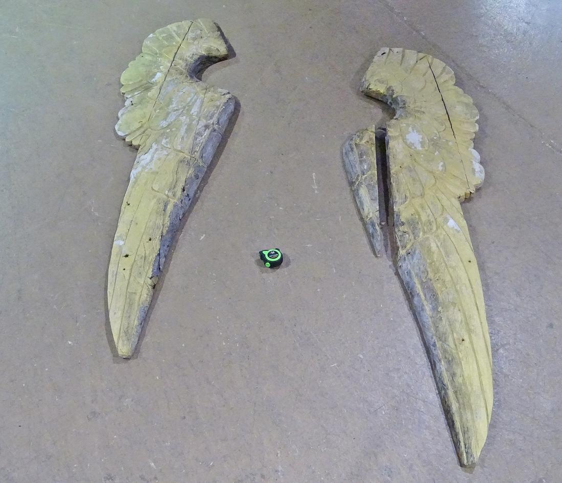 PAIR ANTIQUE CARVED ARCHITECTUAL ELEMENTS (1 of 13)