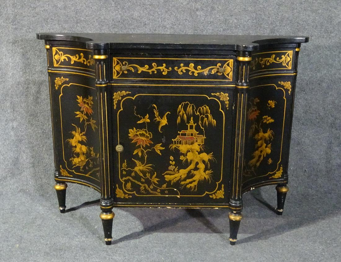 CHINOISERIE DECORATED COMMODE (1 of 11)
