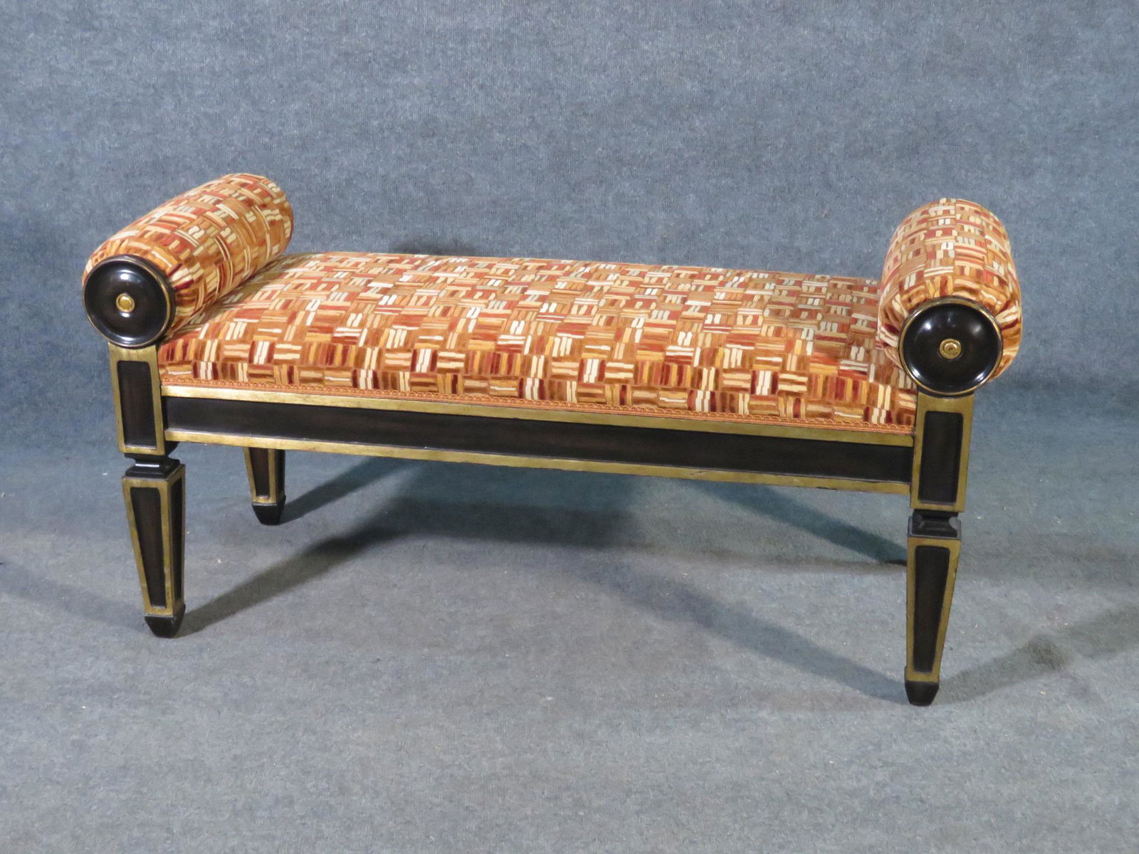 MID CENTURY MODERN UPHOLSTERED BENCH (1 of 6)