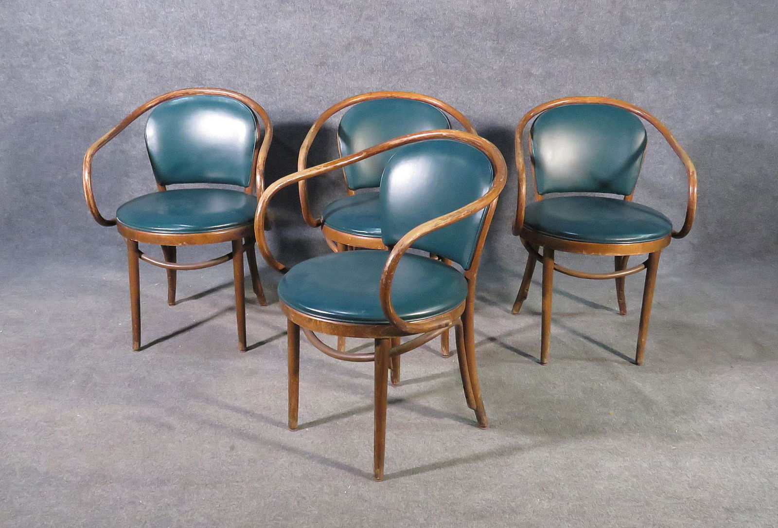 4 THONET STYLE ARM CHAIRS (1 of 13)