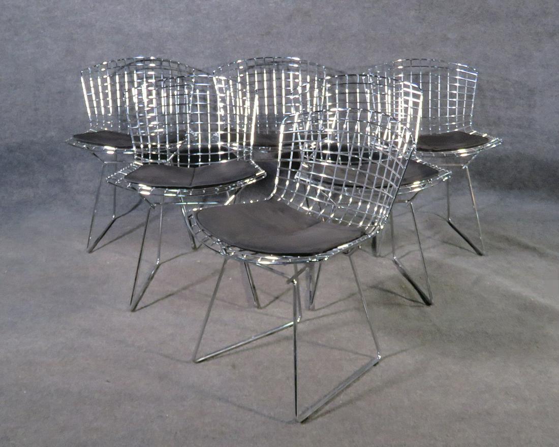 6 KNOLL BERTOIA SIDE CHAIRS (1 of 6)