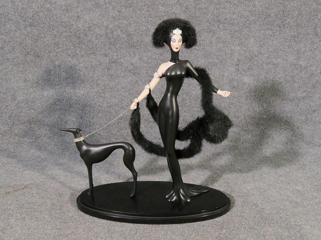 ERTE LADY WITH DOG FIGURINE (1 of 6)