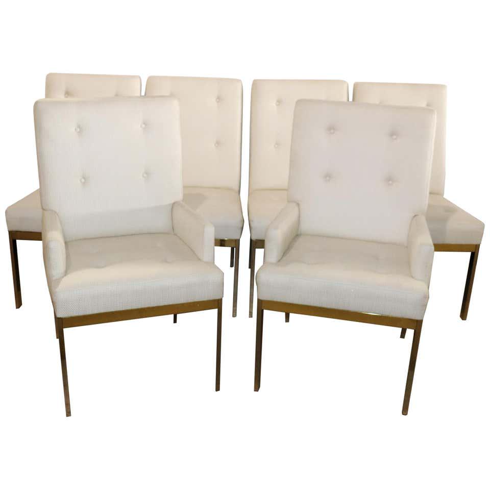 6 MILO BAUGHMAN STYLE DINING CHAIRS (1 of 15)