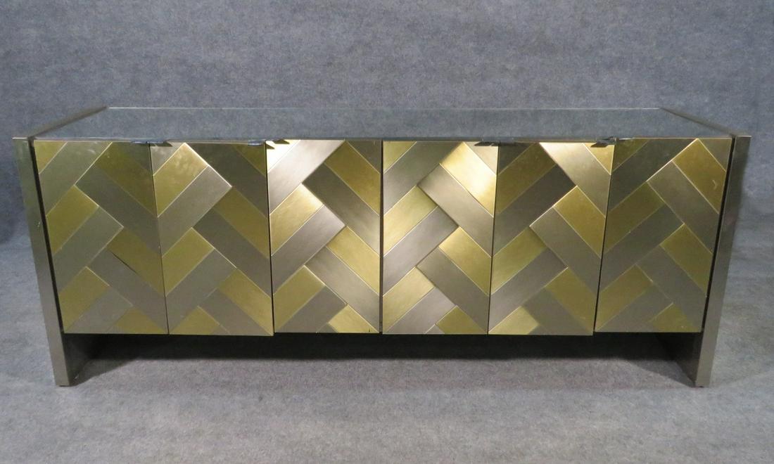 PAUL EVANS STYLE CITYSCAPE SIDEBOARD (1 of 14)