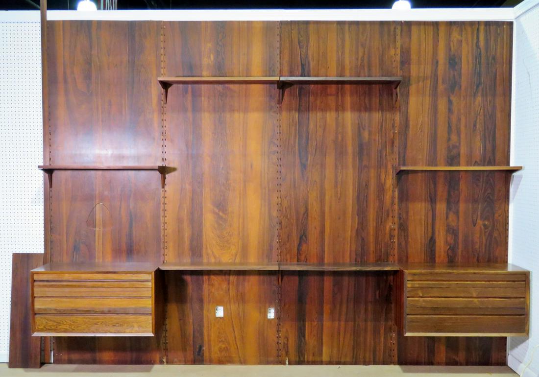 ROYAL INDUSTRIES INC. ROSEWOOD WALL UNIT (1 of 9)