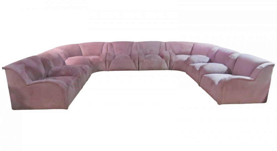 MID CENTURY MODERN 8 PC SECTIONAL SOFA (1 of 10)