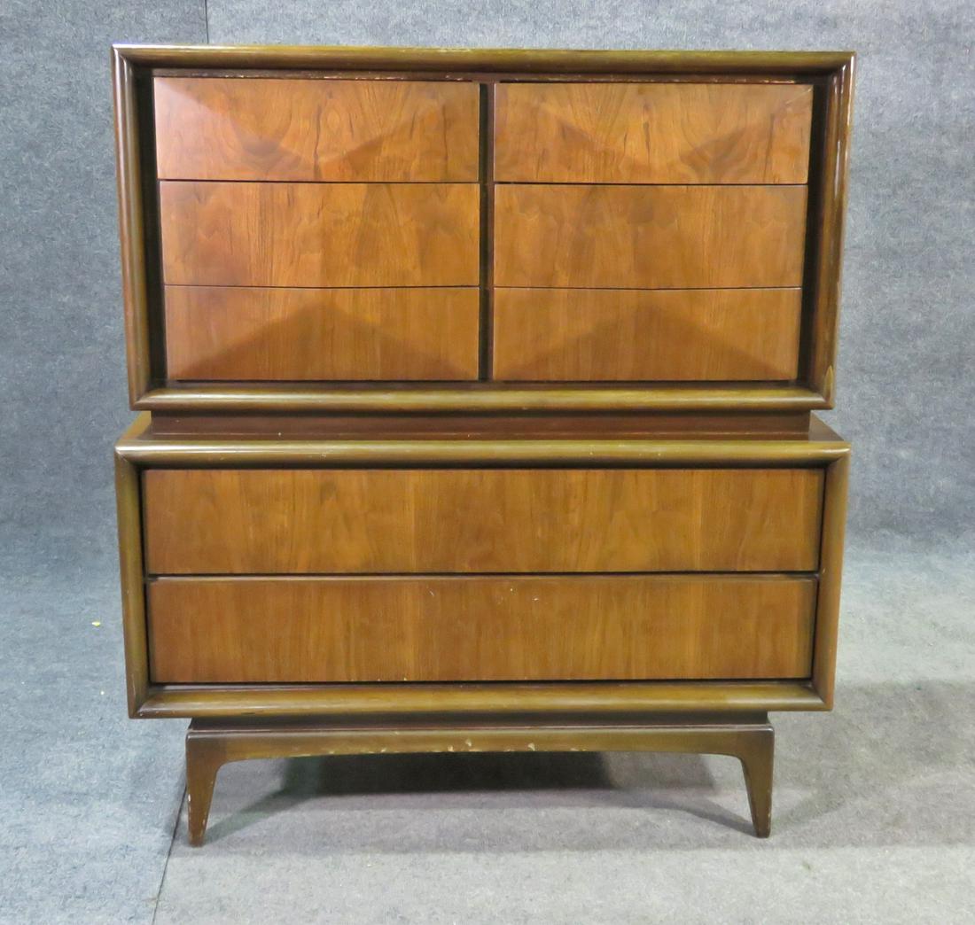 MID CENTURY MODERN DIAMOND SHAPED HIGH CHEST (1 of 7)