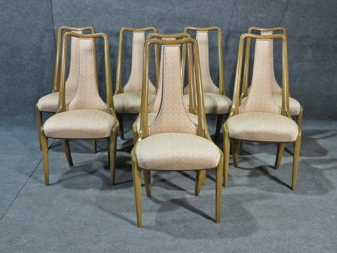8 ROBSJOHN-GIBBINGS STYLE DINING CHAIRS (1 of 11)