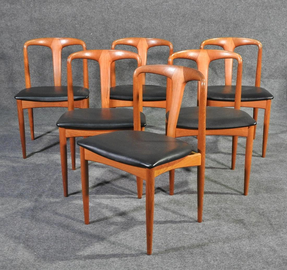 6 TEAK DINING CHAIRS (1 of 8)