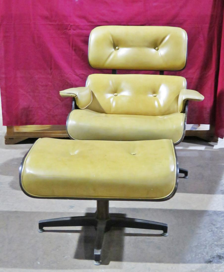 EAMES STYLE LOUNGE CHAIR & OTTOMAN (1 of 8)