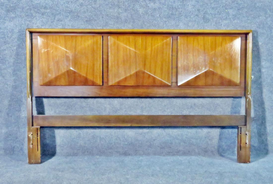 UNITED DIAMOND HEADBOARD: Diamond design. Full size bed. 36 3/8" h x 60" w x 2" d.