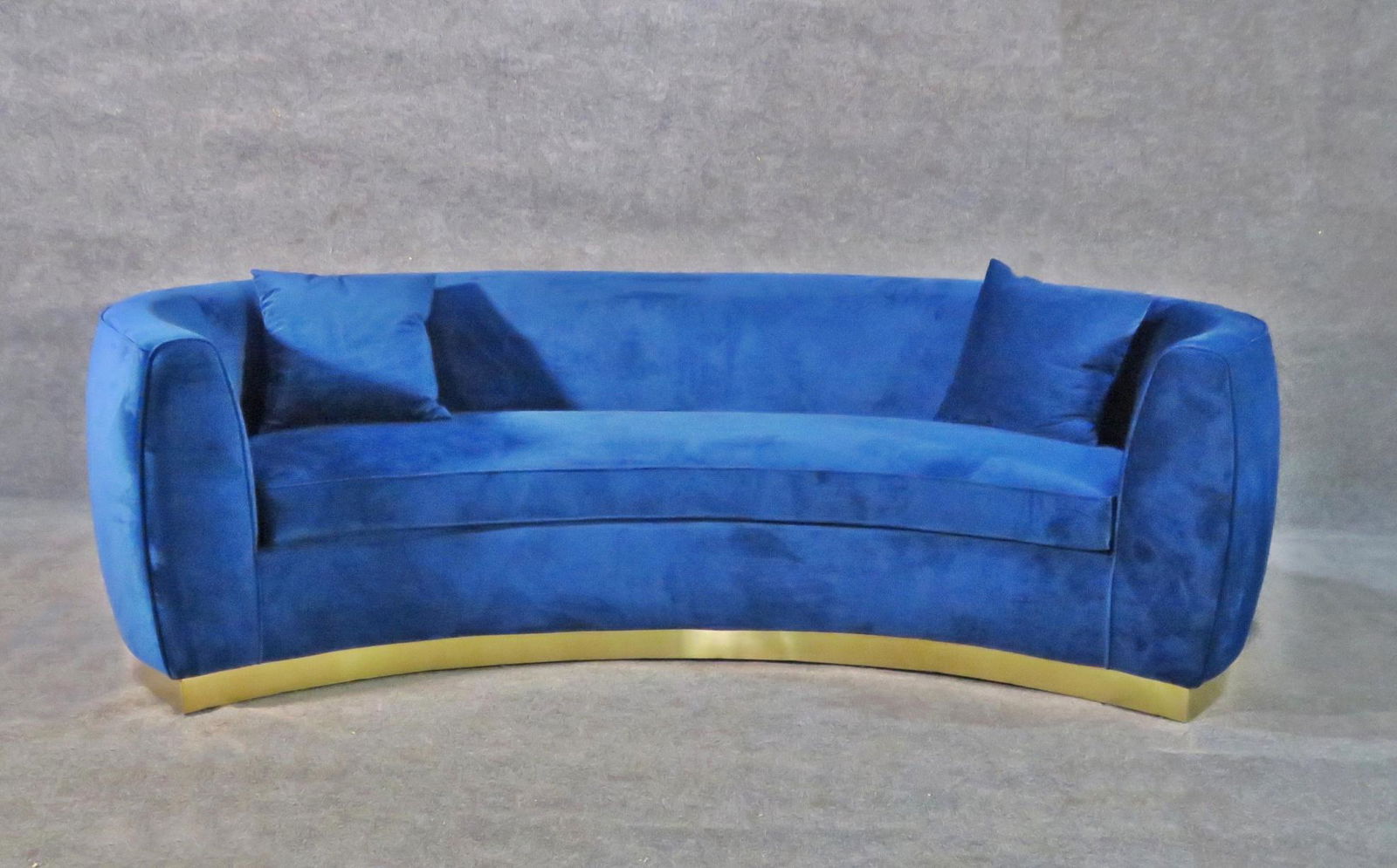 ITALIAN DESIGN KIDNEY SHAPED SOFA (1 of 4)