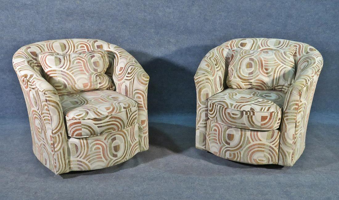 PR MID CENTURY MODERN SWIVEL ARM CHAIRS (1 of 10)