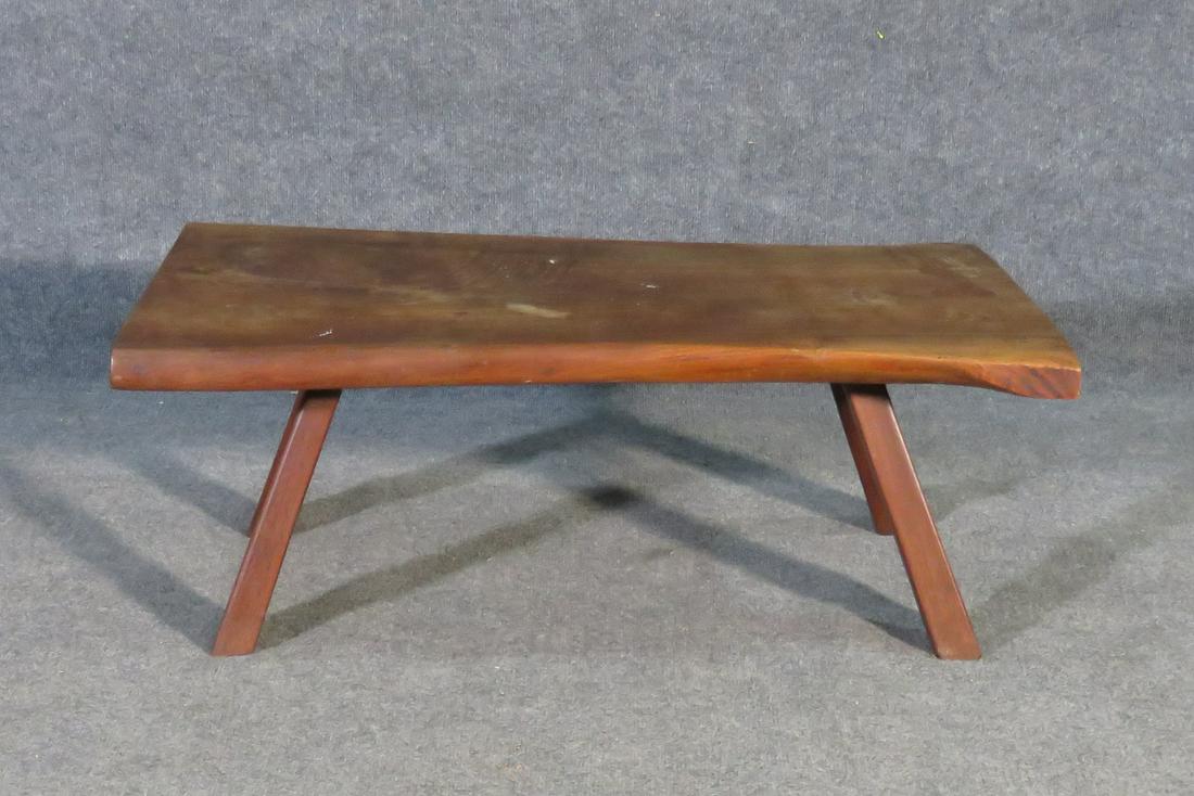 NAKASHIMA STYLE WALNUT SLAB TABLE (1 of 8)