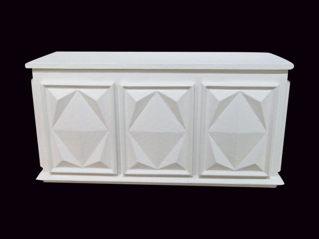 GIACOMETTI STYLE 3 DOOR CREDENZA (1 of 9)