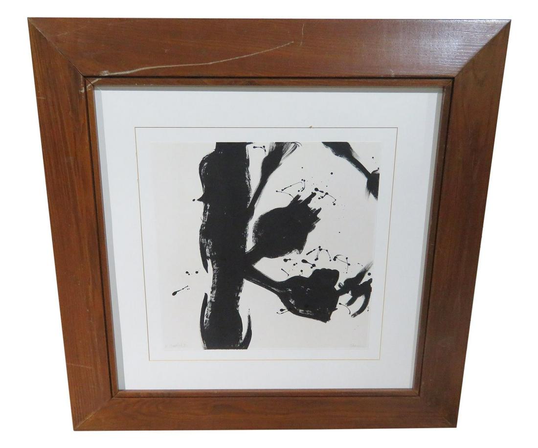 ABSTRACT BLACK AND WHITE PRINT (1 of 11)