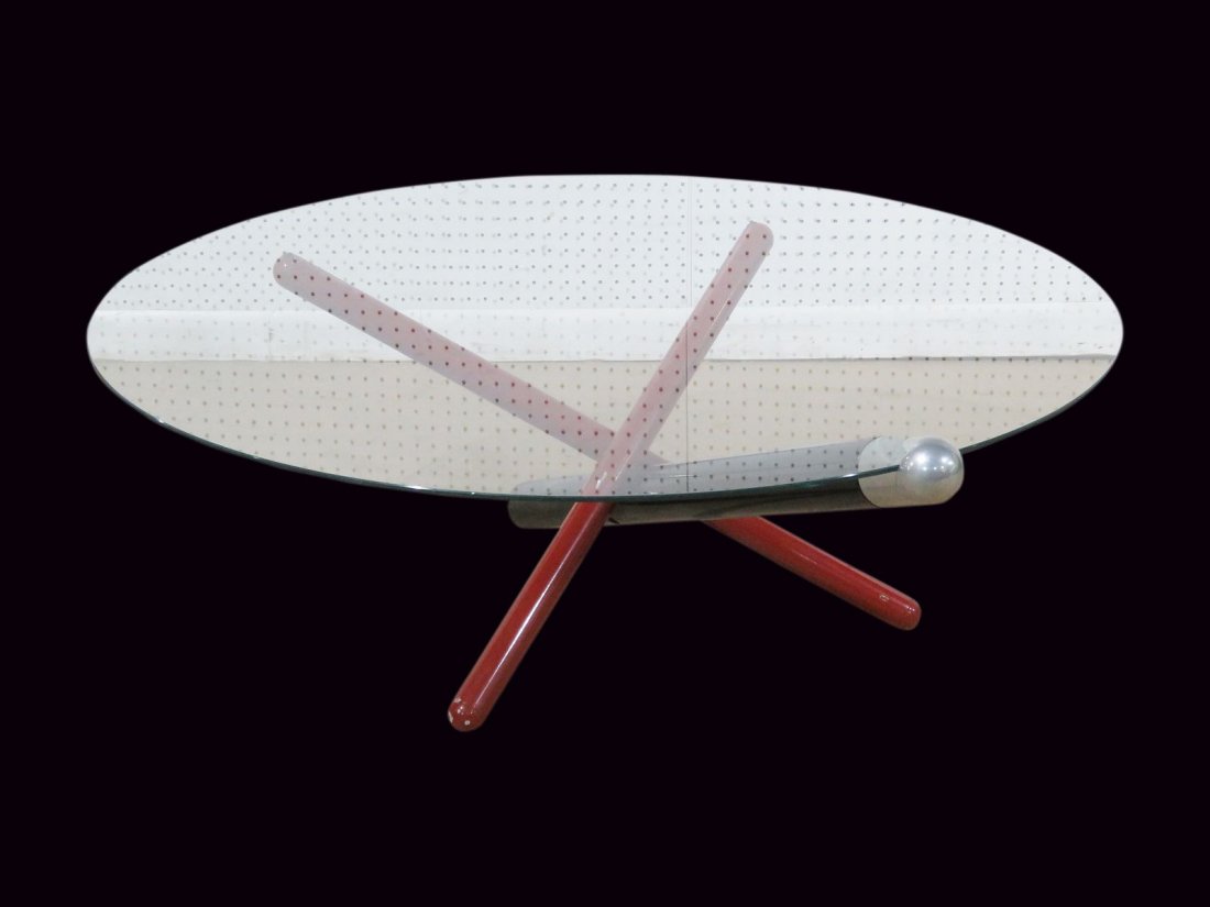 ROUND GLASS TOP JAX TABLE (1 of 7)