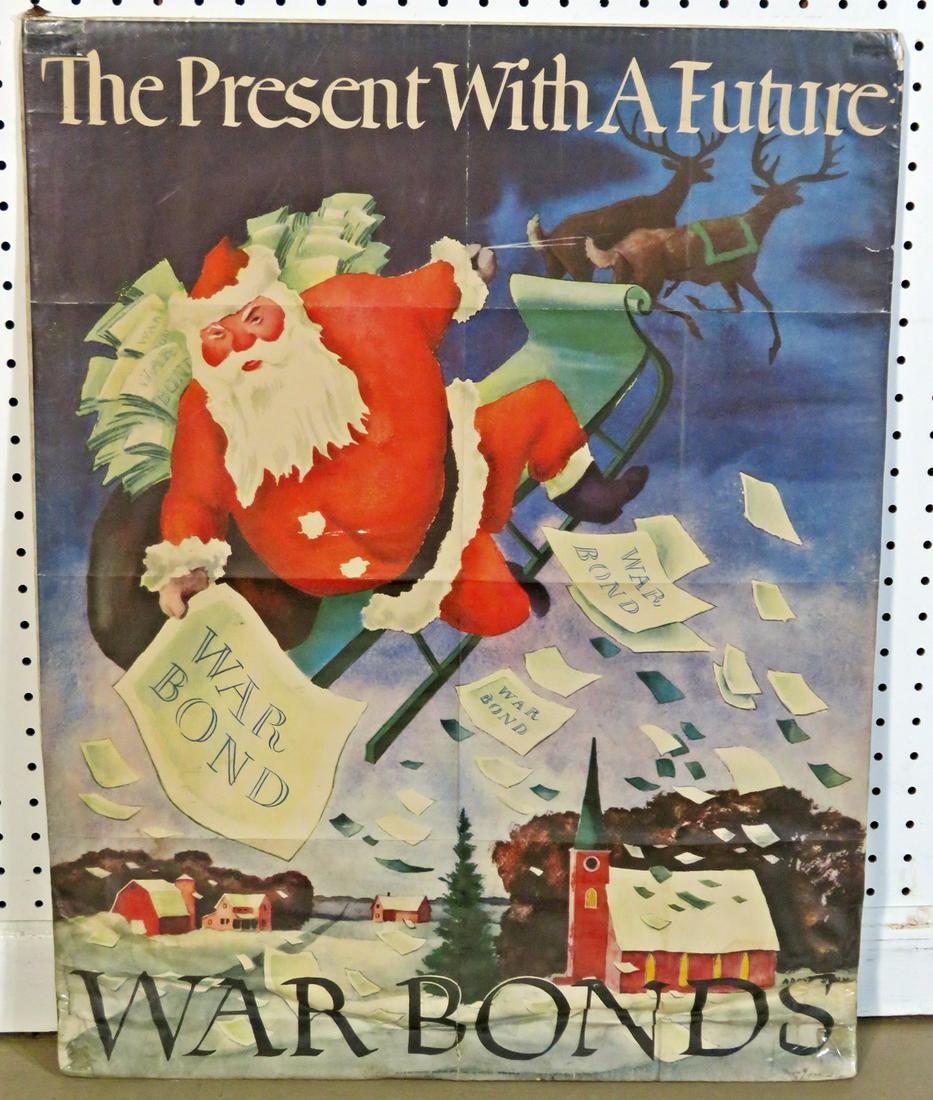 THE PRESENT WITH A FUTURE WAR BONDS POSTER (1 of 2)