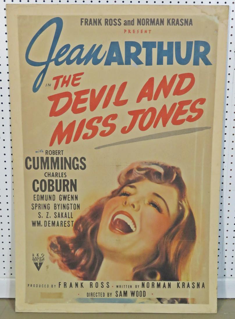 THE DEVIL AND MISS JONES ADVERTISING POSTER (1 of 1)