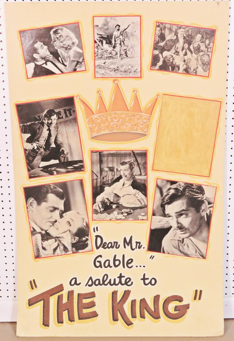 DEAR MR. GABLE A SALUTE TO THE KING ADVERTISING POSTER (1 of 1)
