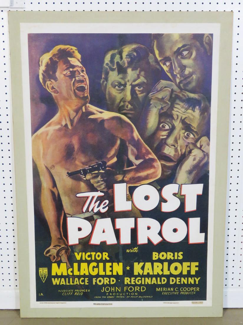 THE LOST PATROL ADVERTISING POSTER (1 of 2)