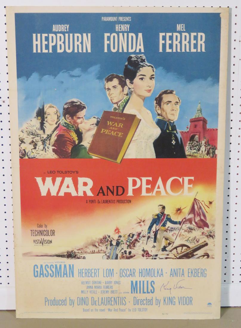 WAR AND PEACE ADVERTISING POSTER (1 of 2)