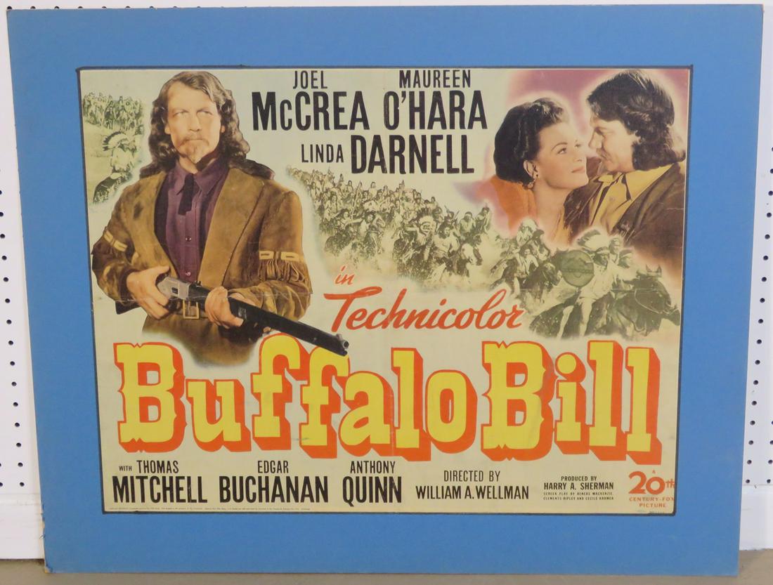 BUFFALO BILL ADVERTISING POSTER (1 of 1)