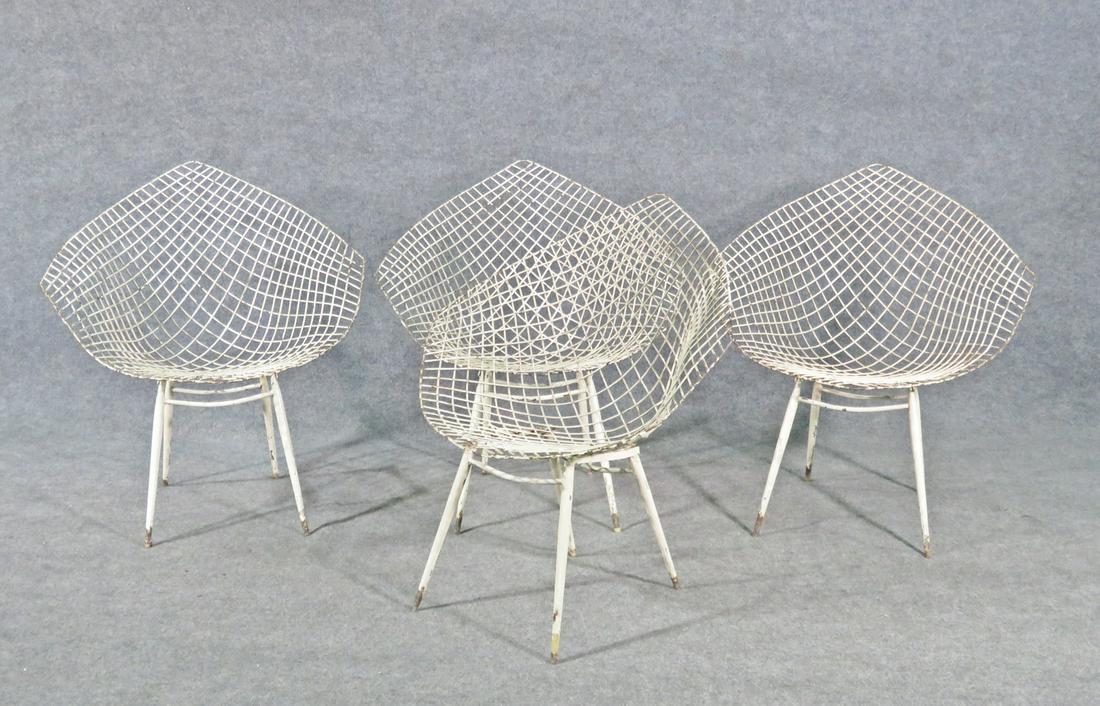 4 VINTAGE BERTOIA FOR KNOLL STYLE CHAIRS (1 of 8)