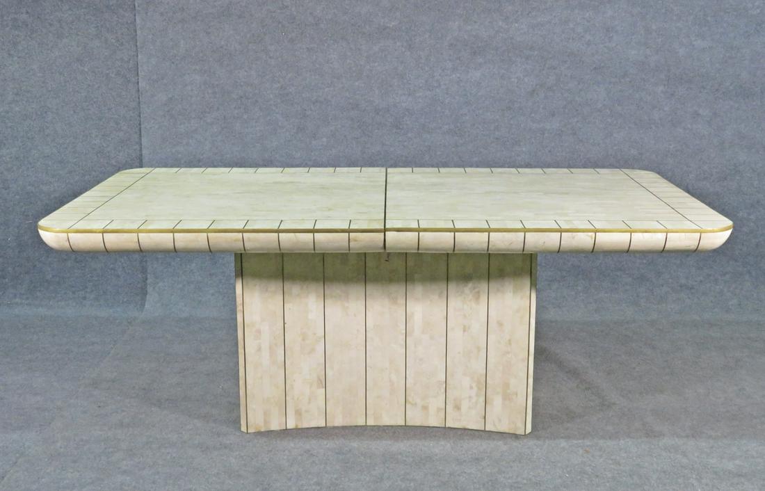 TRAVERTINE DINING TABLE (1 of 10)